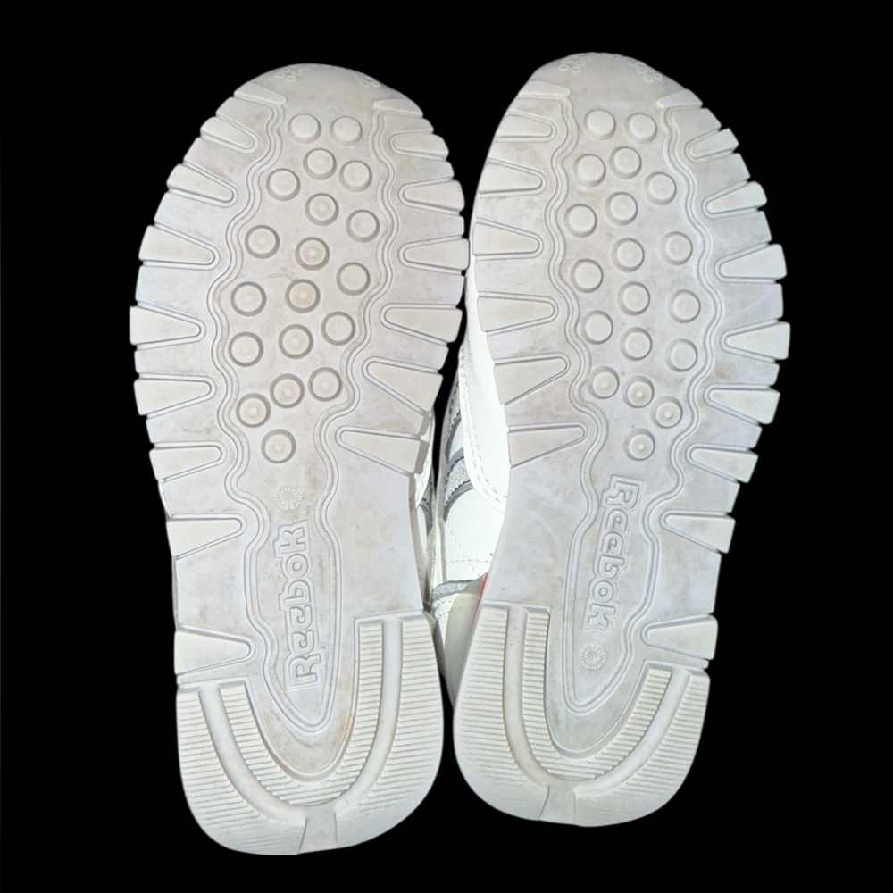 CLASSIC LEATHER STEP 'N' FLASH TODDLER 'WHITE VECTOR RED' - Picture 6 of 7